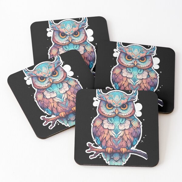 Item preview, Floral Owl Delight designed and sold by Mechanical-Artt.