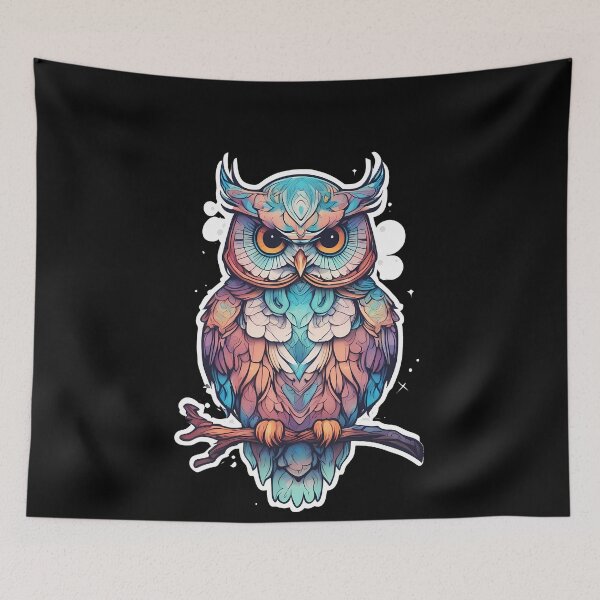 Item preview, Floral Owl Delight designed and sold by Mechanical-Artt.
