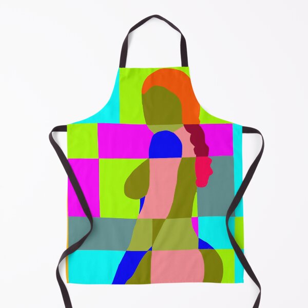 Item preview, Geometric female nude in rectangles and curves designed and sold by pulchritude560.