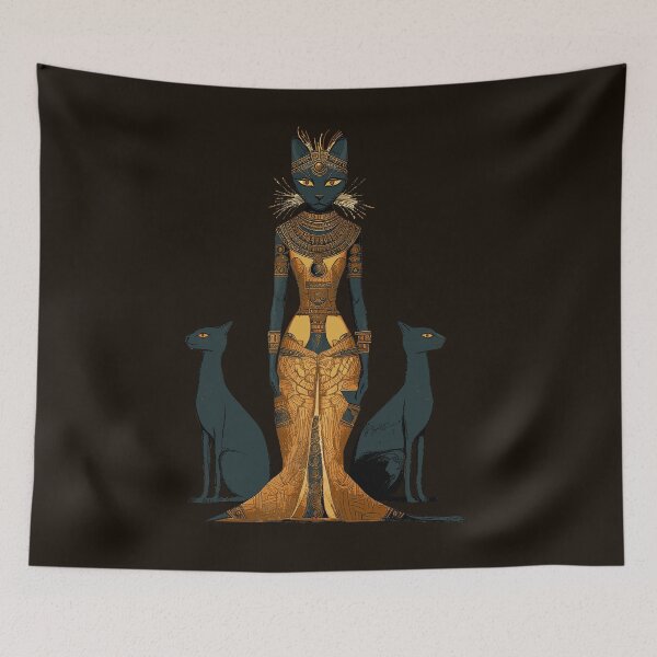 Item preview, Bastet the Protector - Gods of Kemet designed and sold by WennsdaysChild.