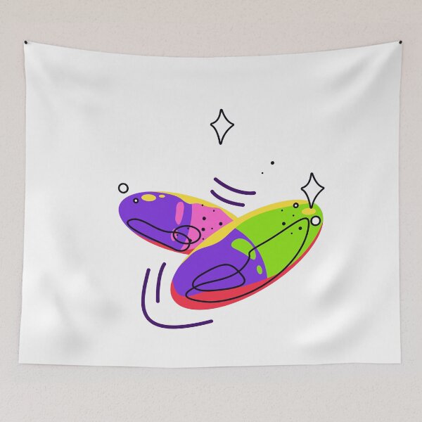 Item preview,  Balloons Peace Psychedelic illusion Ai art fungi art simple Music rock lgbt Mens Womens Kids Funny Nature Lovers  designed and sold by Martolina33.