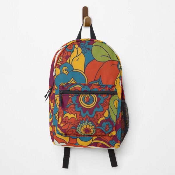 Item preview, Flower Power Colourful Flower Pattern designed and sold by druidwolfart.