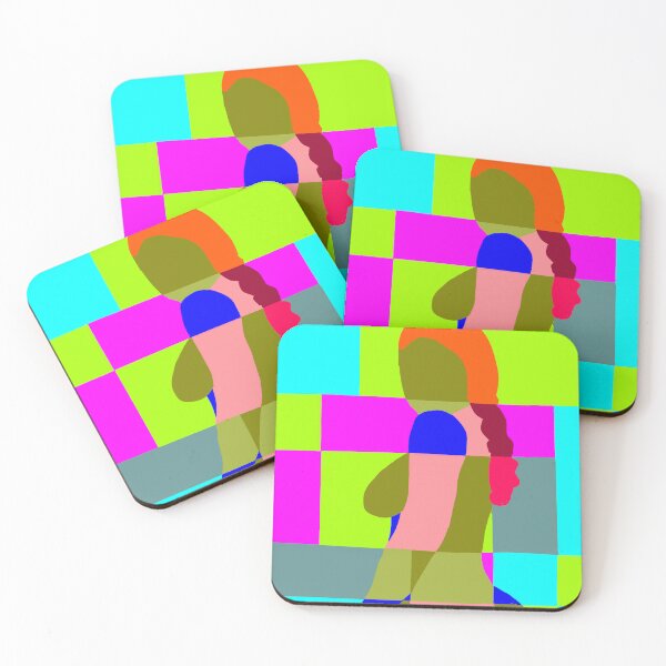 Item preview, Geometric female nude in rectangles and curves designed and sold by pulchritude560.