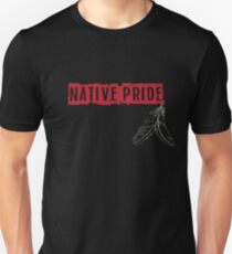 Native Pride with Feathers Unisex T-Shirt