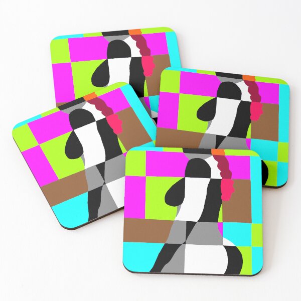 Item preview, Geometric female nude in rectangles and curves designed and sold by pulchritude560.