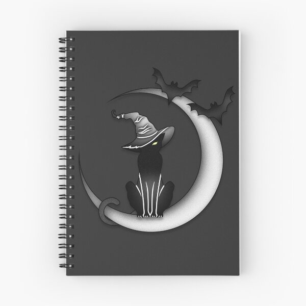 Artikelvorschau, Schwarze Katze auf dem Mond entworfen und verkauft von Into The Void.