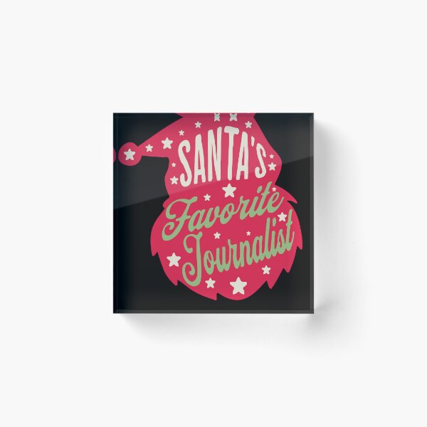 Item preview, Santa’s favourite journalist - Christmas present designed and sold by Zandalus.