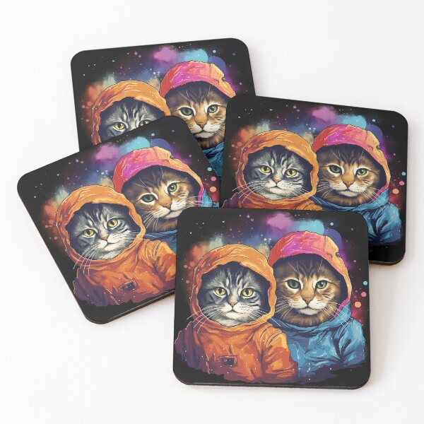 Item preview, Two Cats in space designed and sold by Lajon97.