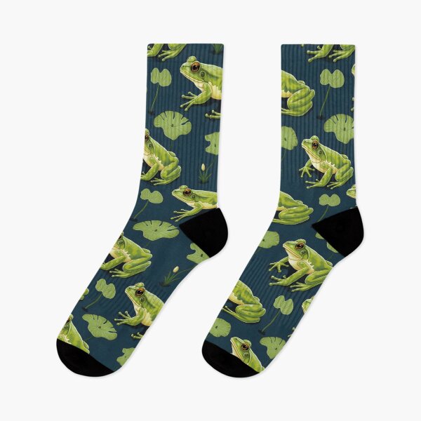 Item preview, Frog Pattern Art designed and sold by RibbitFans101.