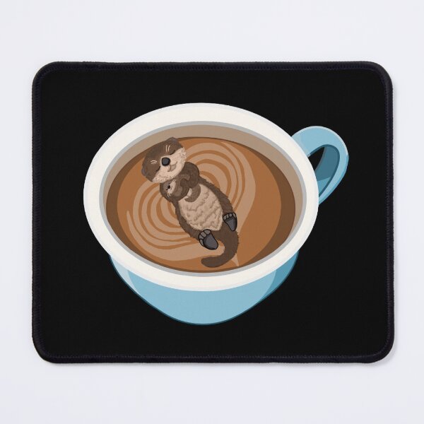 Item preview, Otters (Black) designed and sold by octopuscafe.
