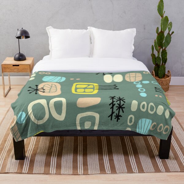 Item preview, Mid Century Modern Bark Cloth designed and sold by OldSoulRetro.