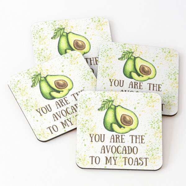 Item preview, Watercolor avocado quote design designed and sold by Basma.el.gohary.