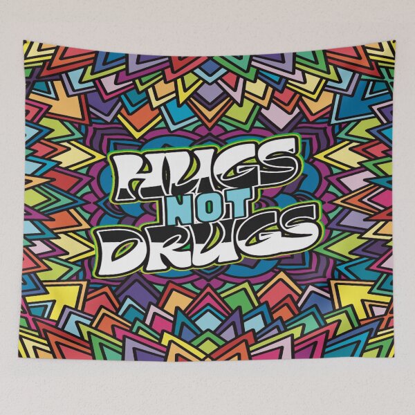 Item preview, Hugs Not Drugs - Recovery Quotes & Sayings designed and sold by ThatsJustJilly.