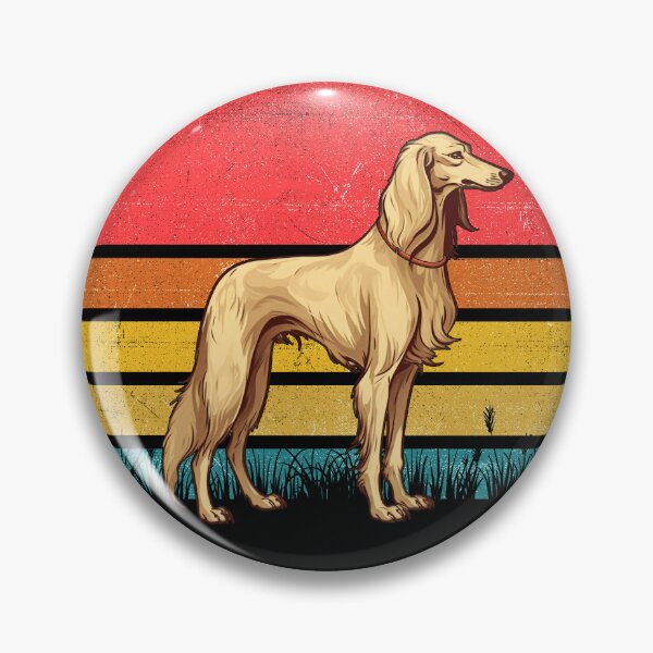 Item preview, Saluki Vintage Retro Sunset designed and sold by rafaeltto.