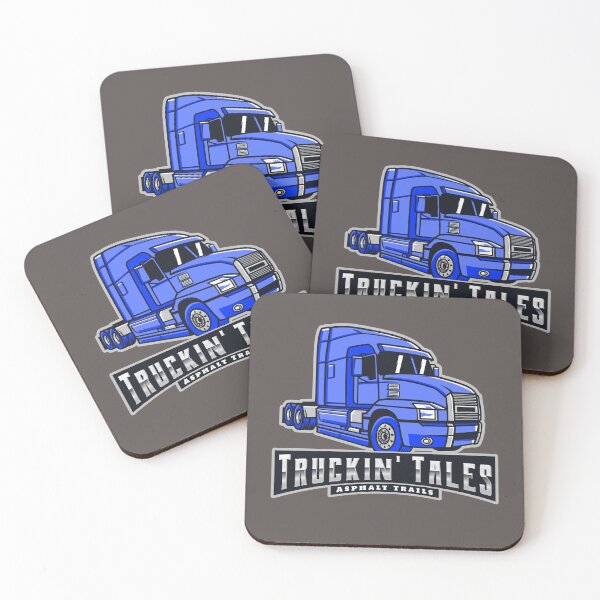 Item preview, Trucker: Truckin' Tales Asphalt Trails designed and sold by DrewonDesigns.