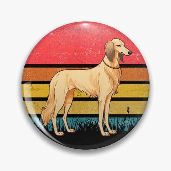 Item preview, Saluki Vintage Retro Sunset designed and sold by rafaeltto.