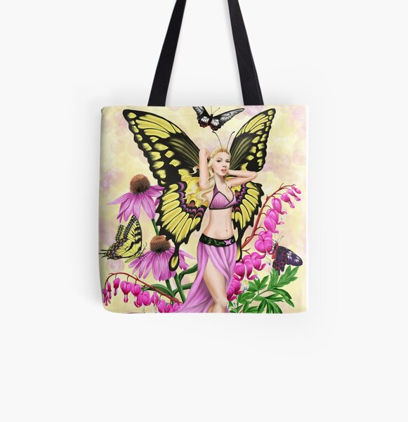 Butterfly Beauty Fairy All Over Print Tote Bag