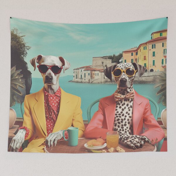 Item preview, Pretentious Pets on Holiday  designed and sold by Klickpicks.