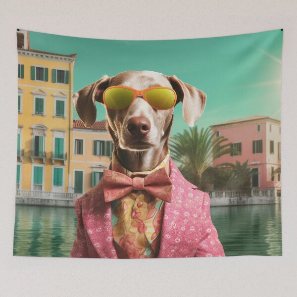 Item preview, Pretentious Pets on Holiday  designed and sold by Klickpicks.
