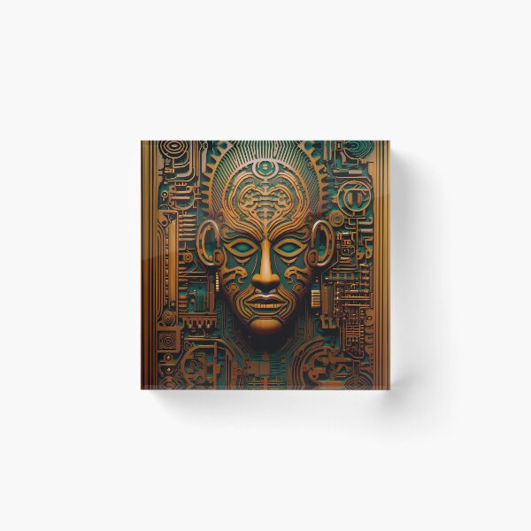 Item preview, "Convergencia enigmática: arte polinesio" designed and sold by Art-Vortex-fr.