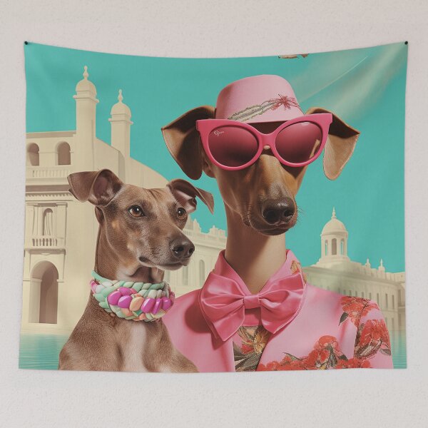 Item preview, Pretentious Pets on Holiday  designed and sold by Klickpicks.