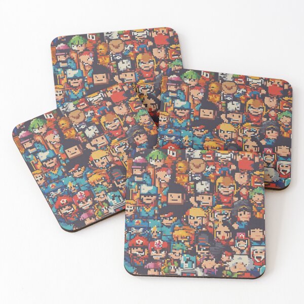 Item preview, Retro Arcade Characters designed and sold by AbsoluteA.