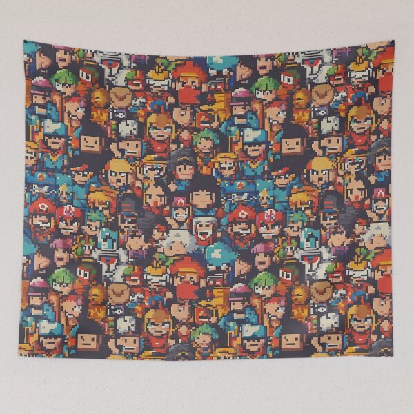Item preview, Retro Arcade Characters designed and sold by AbsoluteA.