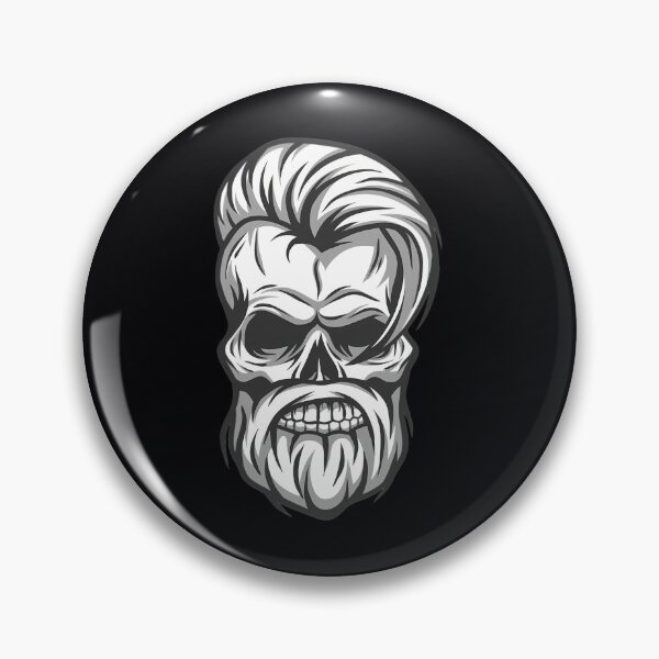 Item preview, skull barber angery  	 designed and sold by vlauaoha52.