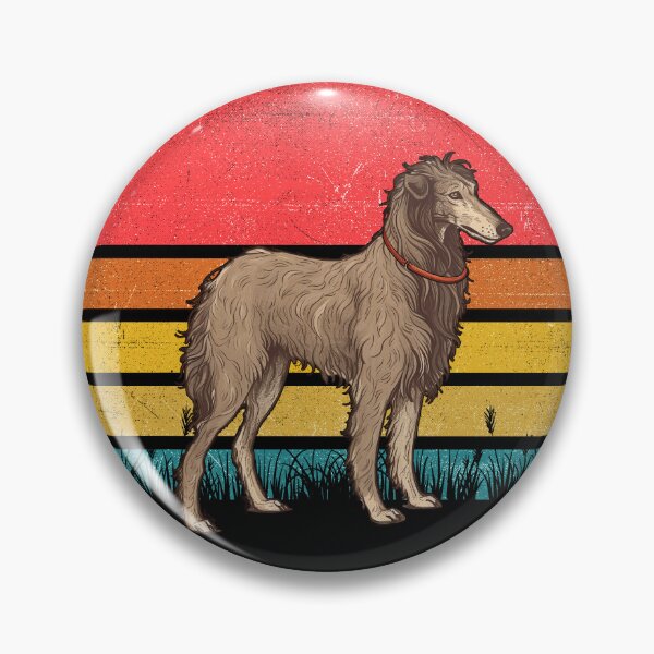 Item preview, Scottish Deerhound Vintage Retro Sunset designed and sold by rafaeltto.