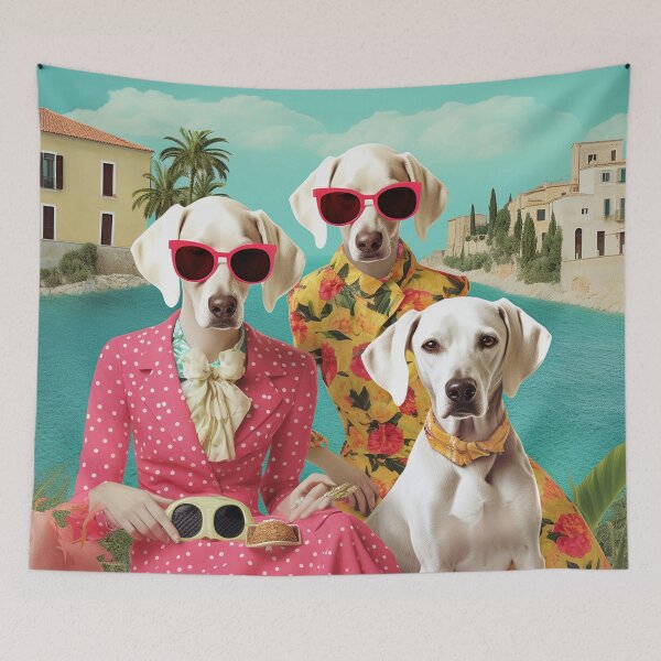 Item preview, Pretentious Pets on Holiday  designed and sold by Klickpicks.