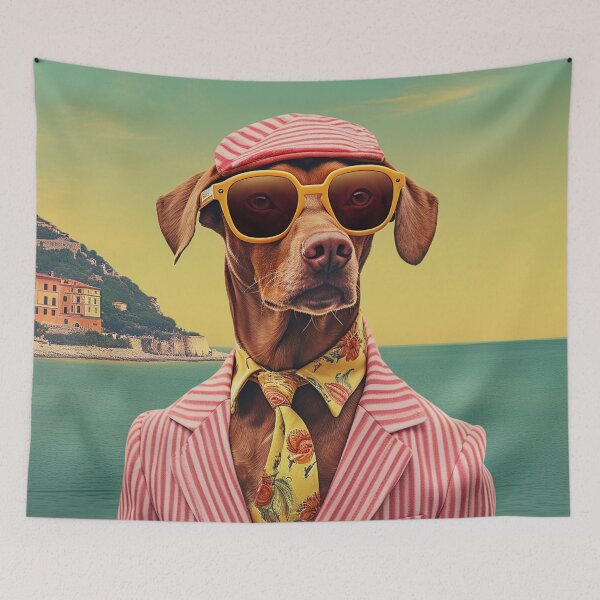 Item preview, Pretentious Pets on Holiday  designed and sold by Klickpicks.