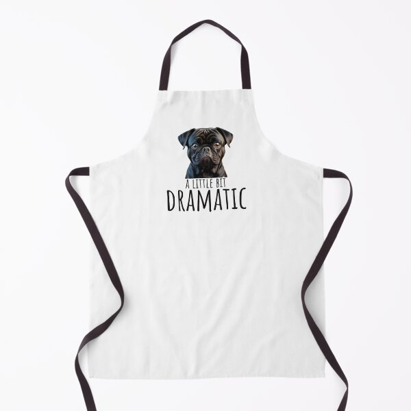 Item preview, Black Pug A Little Bit Dramatic designed and sold by 96CypressAlley.