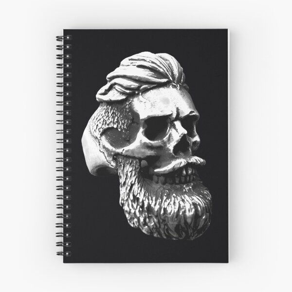 Item preview, SKULL WITH BEARD STATUE DARK  	 designed and sold by vlauaoha52.