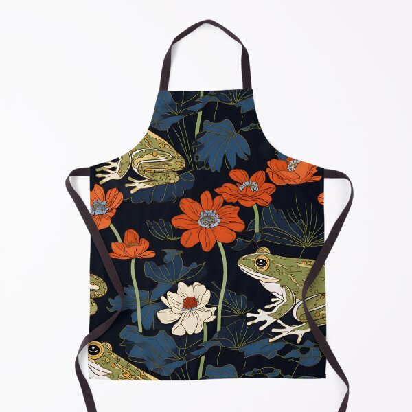 Item preview, Japanese Style Frog Repeating Pattern designed and sold by RibbitFans101.