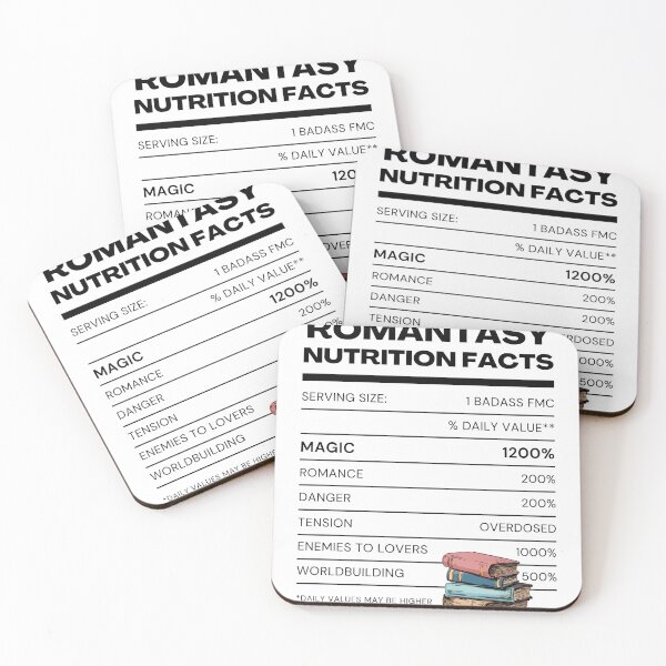 Item preview, Romantasy Nutritional Content Chart designed and sold by Revolocity Designs.