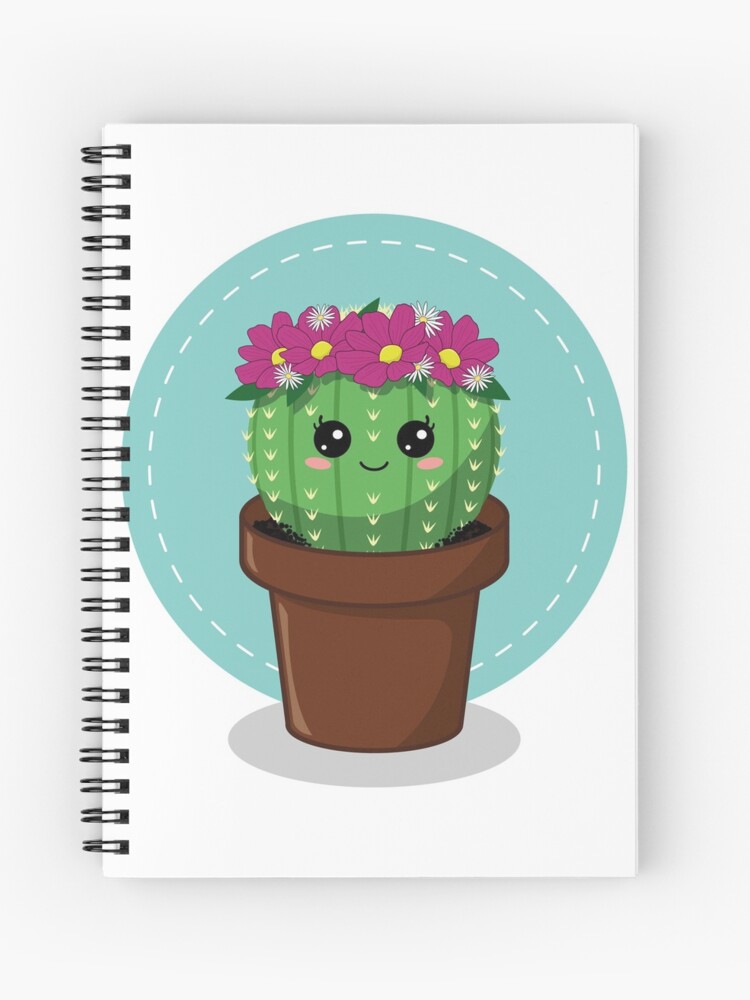 Cuaderno de espiral «Cactus Kawaii» de Ldgo14 | Redbubble