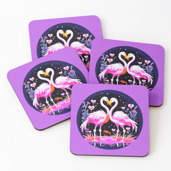 Item preview, Flamingos in love. designed and sold by Natalia-Vlad.