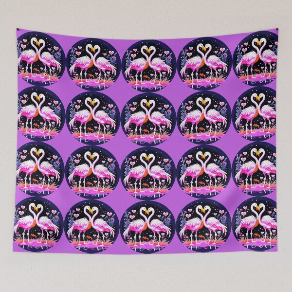 Item preview, Flamingos in love. designed and sold by Natalia-Vlad.