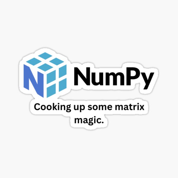 Item preview, NumPy Programming Jokes Matrix Magic designed and sold by Sci Data.