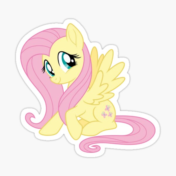 Artikel-Vorschau von fluttershy Aufkleber Cutecore, designt und verkauft von lelemoondae.
