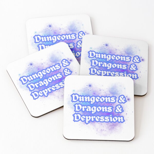 Item preview, Dungeons & Dragons & Depression designed and sold by Kelsey Gideon.