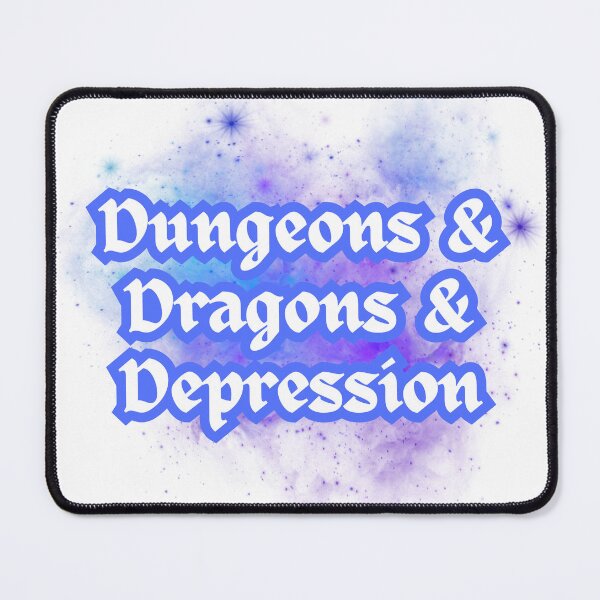 Item preview, Dungeons & Dragons & Depression designed and sold by Kelsey Gideon.
