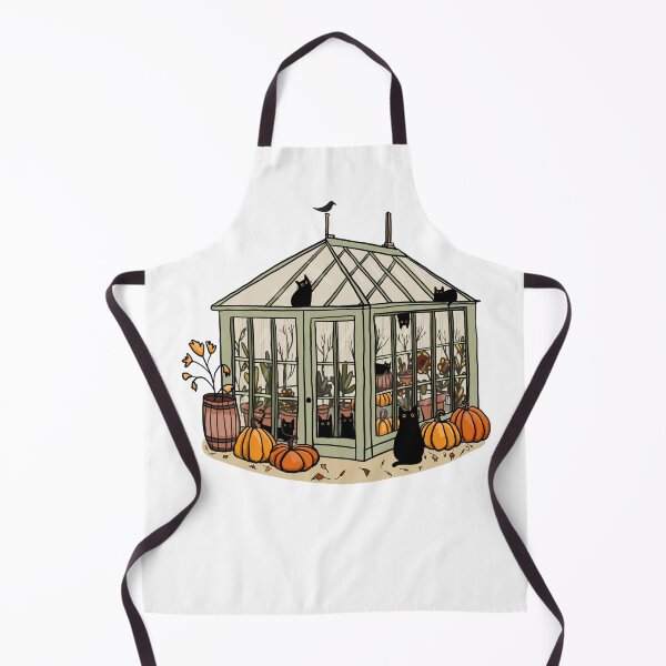 Item preview, Autumn Greenhouse Cats designed and sold by KilkennyCat Art.