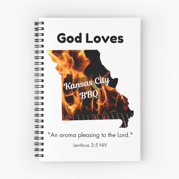 Item preview, God Loves Kansas City BBQ designed and sold by MamaCarmody.