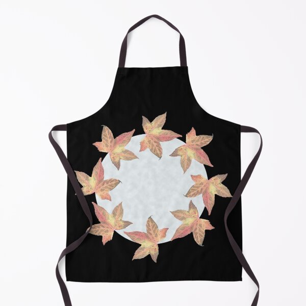 Item preview, Maple Leaves Whirling Around the Moon designed and sold by DoodleArtsShop.