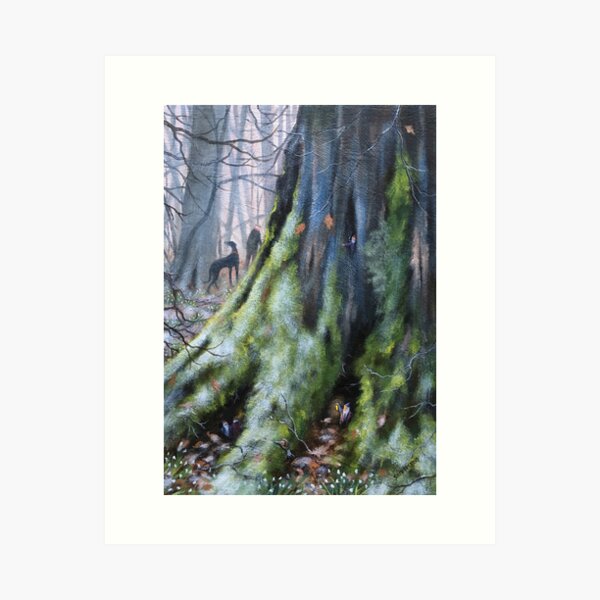 Vista previa del artículo con la obra «Siempre hay cosas nuevas para ver, en el fondo del bosque ...», diseñado y vendido por The Art of Steve Sanderson.