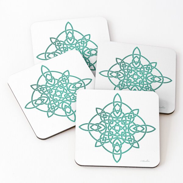 Item preview, Celtic Knot Mandala Green designed and sold by Shaseldine.