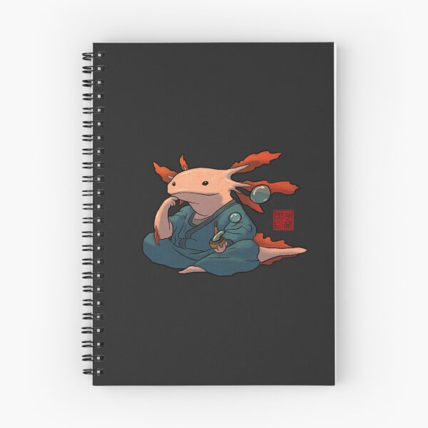 Item preview, cute axolotl philosopher designed and sold by DingHuArt.