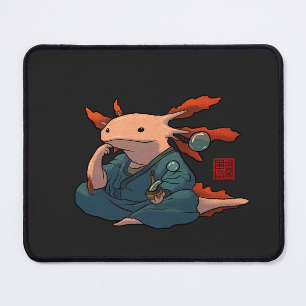 Item preview, cute axolotl philosopher designed and sold by DingHuArt.