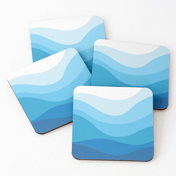 Item preview, Abstract Waves Background Water Waves Retro Pattern Design designed and sold by anjanaartz.